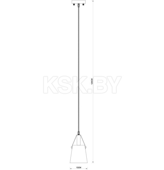 Светильник подвесной Arte Lamp THOMAS A7032SP-1BK (A7032SP-1BK) 