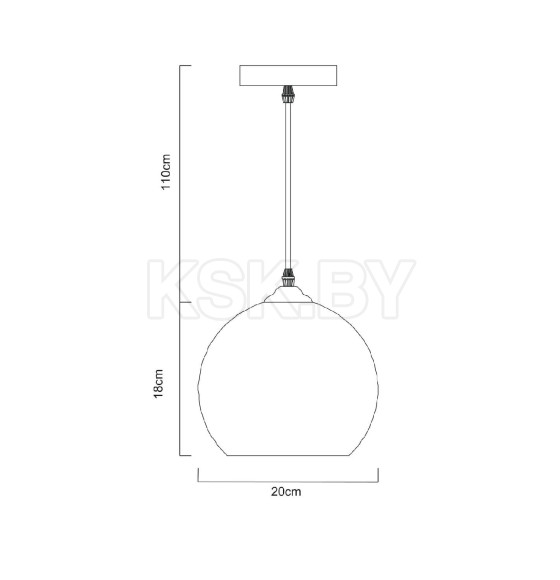 Светильник подвесной Arte Lamp SPLENDIDO A4285SP-1AC (A4285SP-1AC) 