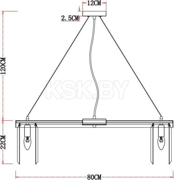 Светильник подвесной Arte Lamp SECUNDA A1003LM-12CC (A1003LM-12CC) 