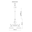 Светильник подвесной Arte Lamp SAFARI A6905LM-3AB (A6905LM-3AB) 