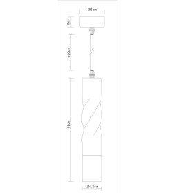 Светильник подвесной Arte Lamp SADR A3280SP-1WH