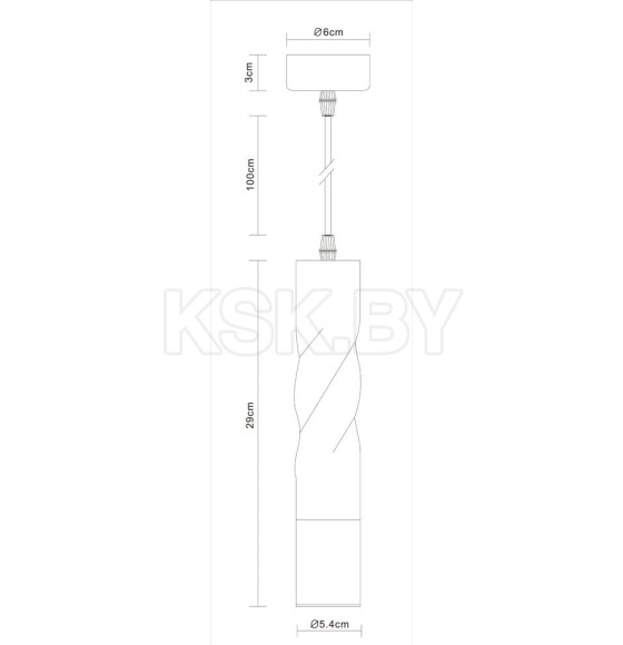 Светильник подвесной Arte Lamp SADR A3280SP-1WH (A3280SP-1WH) 