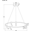 Светильник подвесной Arte Lamp RING A2186SP-1BK (A2186SP-1BK) 