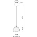 Светильник подвесной Arte Lamp RASTABAN A7984SP-1PB (A7984SP-1PB) 