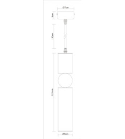 Светильник подвесной Arte Lamp RAN A3162SP-1PB