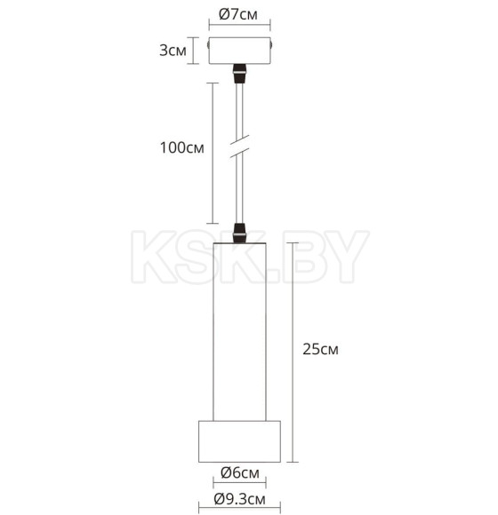 Светильник подвесной Arte Lamp RAN A3147SP-1BK (A3147SP-1BK) 