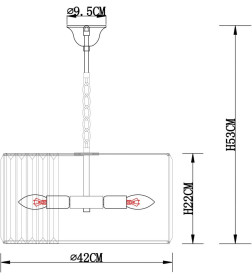 Светильник подвесной Arte Lamp POLLUX A1033LM-6GO