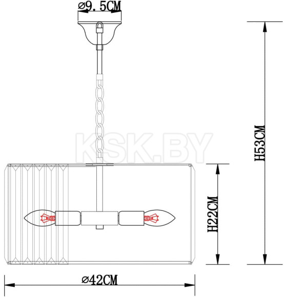 Светильник подвесной Arte Lamp POLLUX A1033LM-6GO (A1033LM-6GO) 