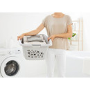 Корзина для белья Flowers 50 л, серый перфорация (1756790002) 