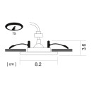 Светильник потолочный Arte Lamp AQUA A5440PL-1AB (A5440PL-1AB) 