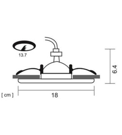 Светильник потолочный Arte Lamp APUS A6664PL-1WH