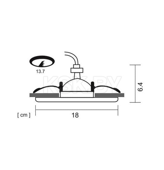 Светильник потолочный Arte Lamp APUS A6664PL-1WH (A6664PL-1WH) 