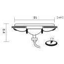 Светильник потолочный Arte Lamp APUS A6664PL-1GY (A6664PL-1GY) 