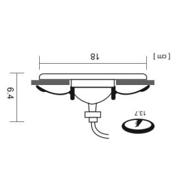 Светильник потолочный Arte Lamp APUS A6664PL-1GY