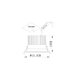 Светильник потолочный Arte Lamp APERTURA A3315PL-1WH