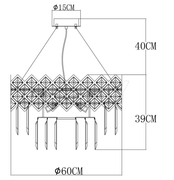 Светильник подвесной Arte Lamp WEZEN A1006SP-10CC (A1006SP-10CC) 