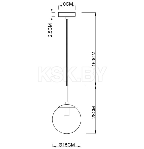 Светильник подвесной Arte Lamp VOLARE A1915SP-1AB (A1915SP-1AB) 