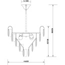 Светильник подвесной Arte Lamp VIVIEN A2719SP-6GO (A2719SP-6GO) 