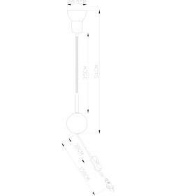 Светильник настенный Arte Lamp FALENA A3116AP-1AB