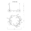 Светильник подвесной Arte Lamp VINCENT A7790SP-24BK (A7790SP-24BK) 