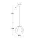 Светильник подвесной Arte Lamp TUREIS A9920SP-1PB (A9920SP-1PB) 