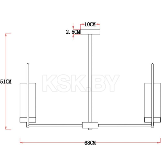 Светильник потолочный Arte Lamp CELAENO A7004PL-5BK (A7004PL-5BK) 