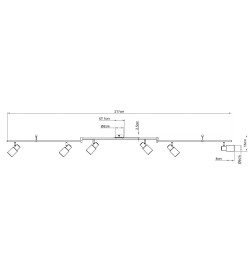 Светильник потолочный Arte Lamp CAVALLETTA A4510PL-6SS