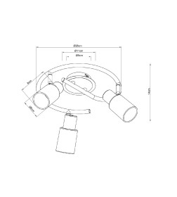 Светильник потолочный Arte Lamp CAVALLETTA A4510PL-3SS