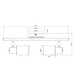 Светильник потолочный Arte Lamp CAVALLETTA A4510PL-2SS 2*E14