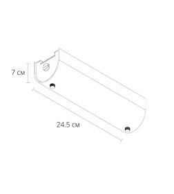 Светильник настенный Arte Lamp TRATTO A4101AP-1WH