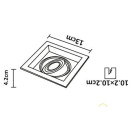 Светильник потолочный Arte Lamp CANIS A6661PL-1WH (A6661PL-1WH) 