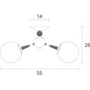 Светильник потолочный Arte Lamp BOSTON A4485PL-5BK (A4485PL-5BK) 