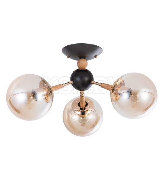 Светильник потолочный Arte Lamp BOSTON A4485PL-3BK (A4485PL-3BK) 