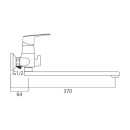 Смеситель для ванны Gross Aqua Flat, 7250520C-35F (2250520C )