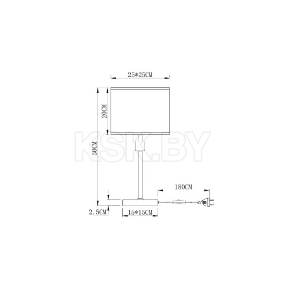 Светильник настольный Arte Lamp NORTH A5896LT-1PB (A5896LT-1PB) 