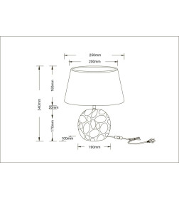 Светильник настольный Arte Lamp POPPY A4063LT-1CC