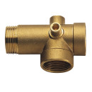 Штуцер латунный 5-ти выводной для насоса JSW900, 90 мм MAXPUPM