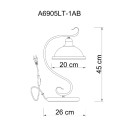 Светильник настольный Arte Lamp SAFARI A6905LT-1AB (A6905LT-1AB) 