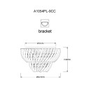 Светильник потолочный Arte Lamp ELLA A1054PL-9CC (A1054PL-9CC) 