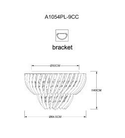 Светильник потолочный Arte Lamp ELLA A1054PL-9CC