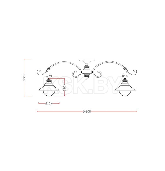 Светильник потолочный Arte Lamp GRAZIOSO A4577PL-8CK (A4577PL-8CK) 