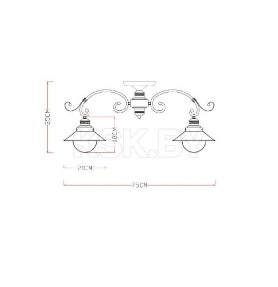 Светильник потолочный Arte Lamp GRAZIOSO A4577PL-5CK (A4577PL-5CK) 