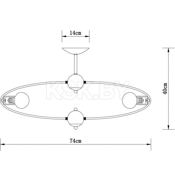 Светильник потолочный Arte Lamp GLASGOW A1963PL-8BK (A1963PL-8BK) 