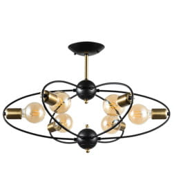 Светильник потолочный Arte Lamp GLASGOW A1963PL-6BK