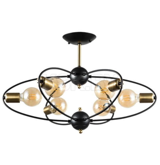 Светильник потолочный Arte Lamp GLASGOW A1963PL-6BK (A1963PL-6BK) 