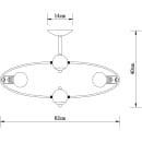 Светильник потолочный Arte Lamp GLASGOW A1963PL-6BK (A1963PL-6BK) 