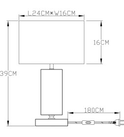 Светильник настольный Arte Lamp CLINT A4022LT-1CC