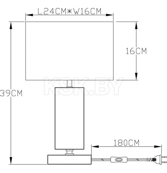 Светильник настольный Arte Lamp CLINT A4022LT-1CC (A4022LT-1CC) 