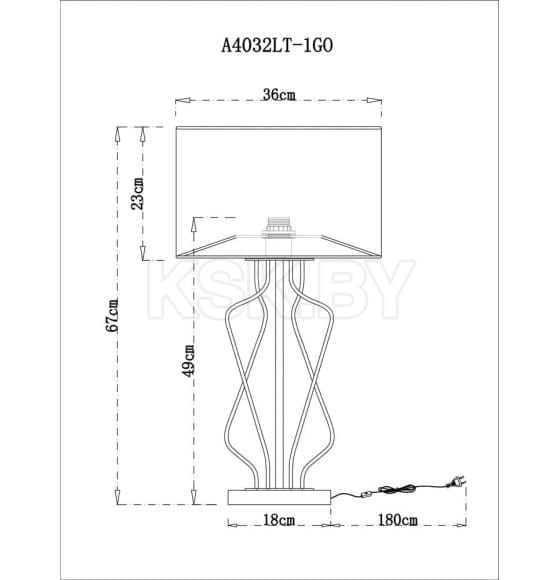 Светильник настольный Arte Lamp FIRE A4032LT-1GO (A4032LT-1GO) 