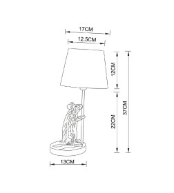 Светильник настольный Arte Lamp GUSTAV A4420LT-1WH